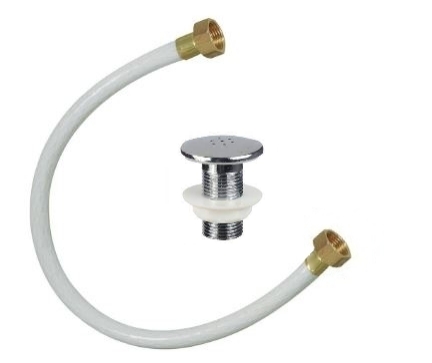 FLEXIBLES,CONEXIONES PARA BIDET (TERMINALES Y ARAN.APOYO TODO DE BRONCE)