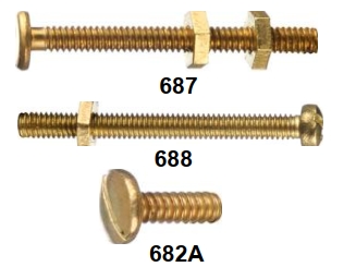 TORNILLOS DE BRONCE, VARIOS