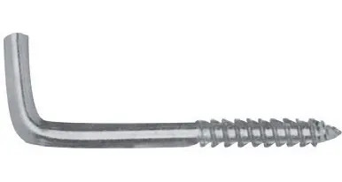 TORNILLOS EN L PARA CALEFON (PITON ESCUADRA, C/TOPE HIERRO ZINCADO)