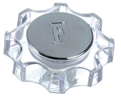 VOLANTE TIPO AZABACHE ACRILICO CRISTAL