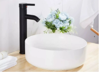 GRIFERIA BAÑO/COCINA ALTA 30 CM MONOCOMANDO BLACK